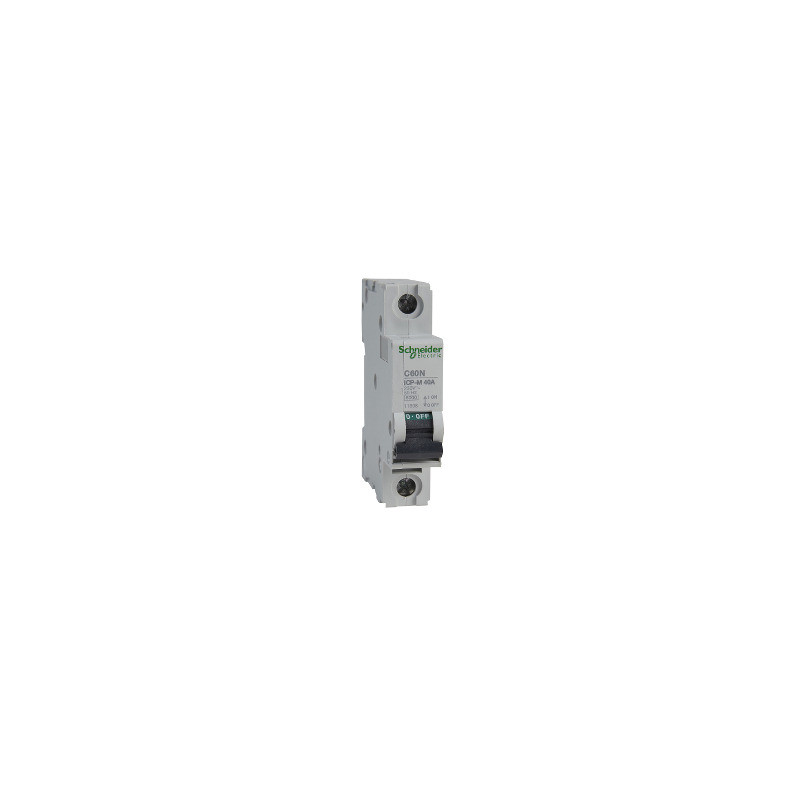 ICP-M C60N interruptor automático magnetotérmico 1P - 40A - 6kA - 230/400 V ref. 11898 Schneider Electric [PLAZO 3-6 SEMANAS]