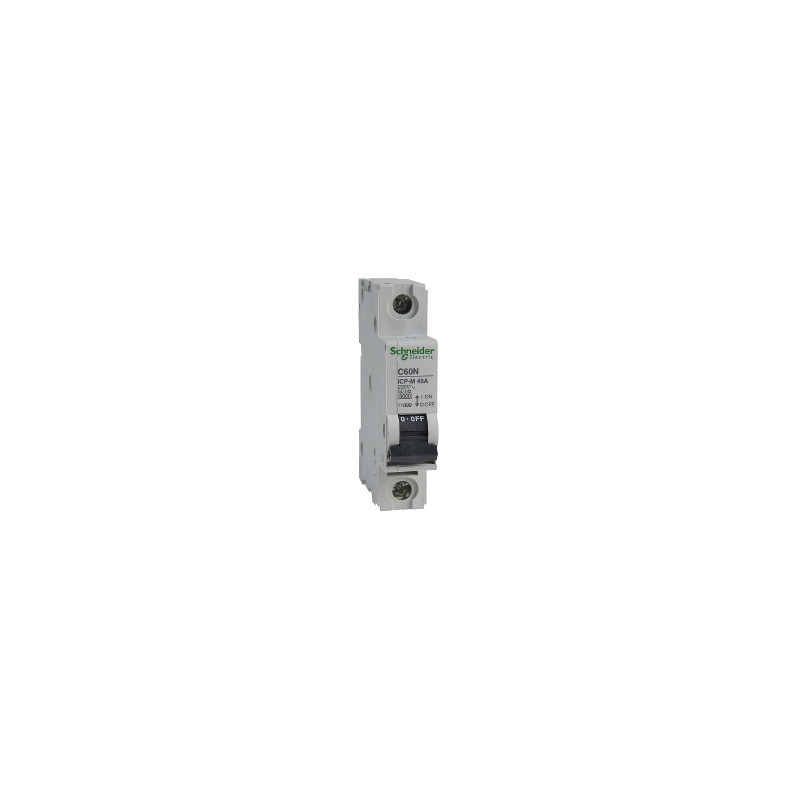 ICP-M C60N interruptor automático magnetotérmico 1P - 45A - 6kA - 230/400 V ref. 11899 Schneider Electric [PLAZO 3-6 SEMANAS]