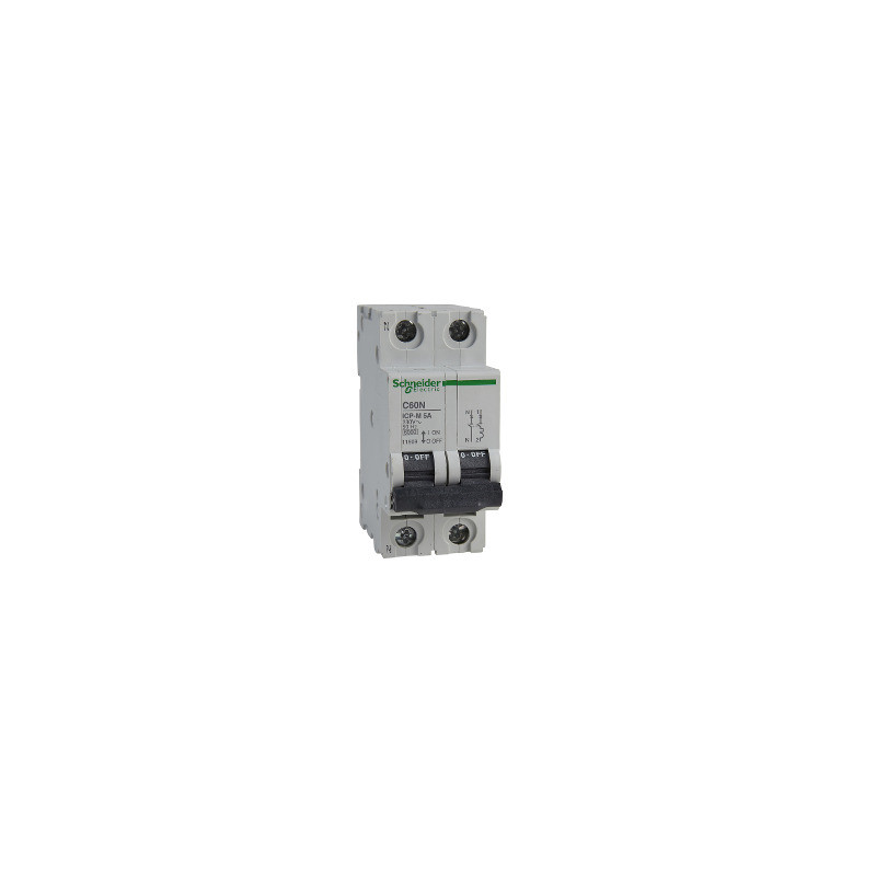 ICP-M C60N interruptor automático magnetotérmico 1P + N - 5A - 6kA - 230 V ref. 11909 Schneider Electric [PLAZO 3-6 SEMANAS]