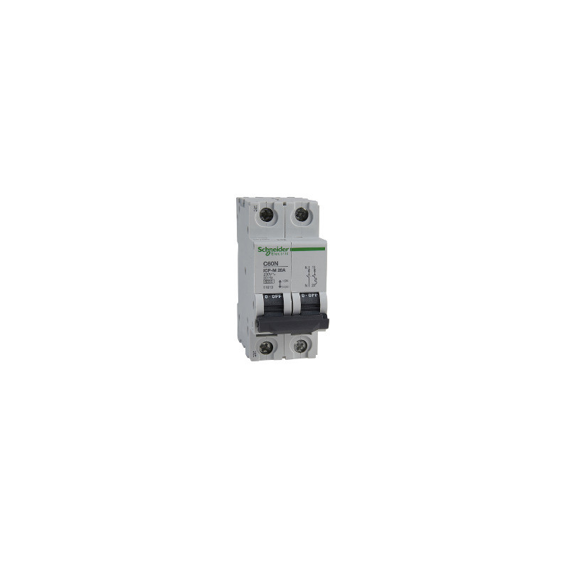 ICP-M C60N interruptor automático magnetotérmico 1P + N - 20A - 6kA - 230 V ref. 11913 Schneider Electric [PLAZO 3-6 SEMANAS]