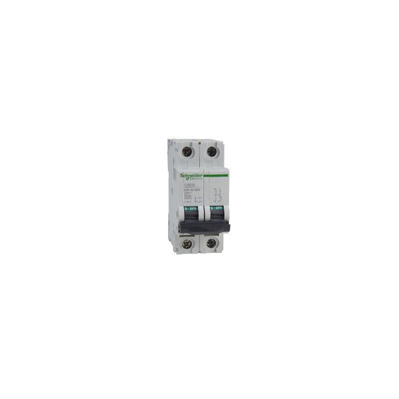 ICP-M C60N interruptor automático magnetotérmico 1P + N - 30A - 6kA - 230 V ref. 11915 Schneider Electric [PLAZO 3-6 SEMANAS]