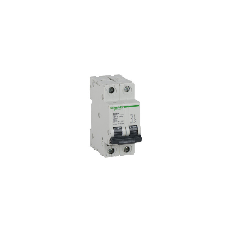 ICP-M C60N interruptor automático magnetotérmico 1P + N - 50A - 6kA - 230 V ref. 11919 Schneider Electric [PLAZO 3-6 SEMANAS]