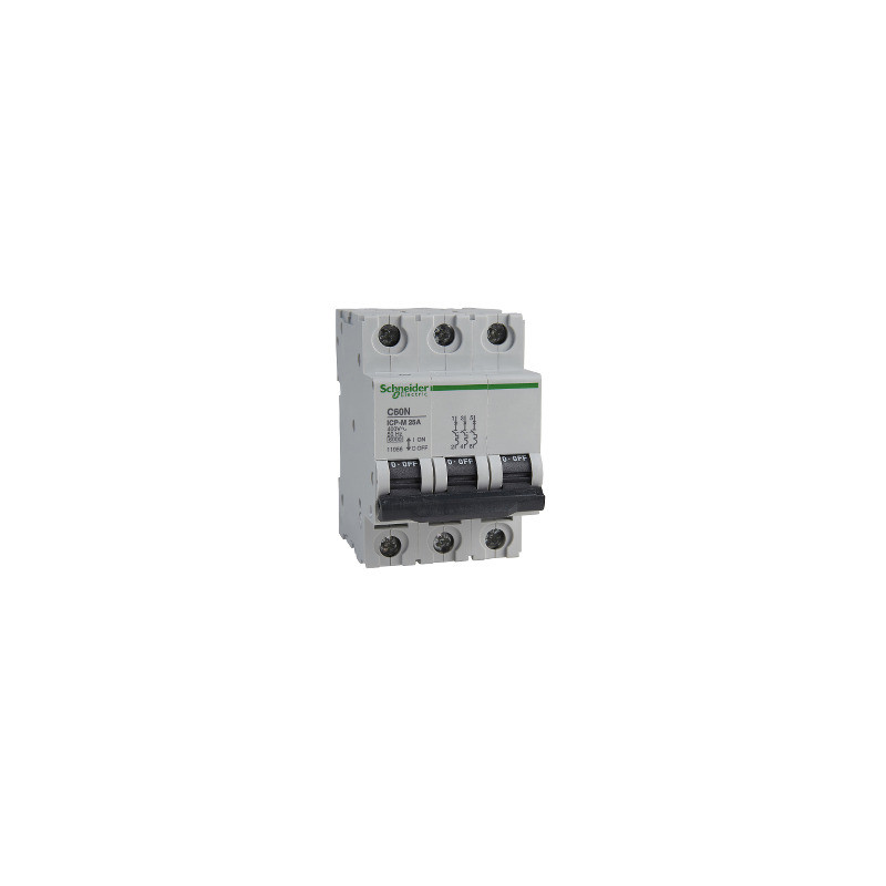 ICP-M C60N interruptor automático magnetotérmico 3P - 25A - 6kA - 400 V ref. 11956 Schneider Electric [PLAZO 3-6 SEMANAS]