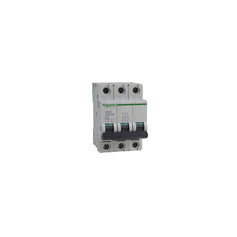 ICP-M C60N interruptor automático magnetotérmico 3P - 63A - 6kA - 400 V ref. 11962 Schneider Electric [PLAZO 3-6 SEMANAS]