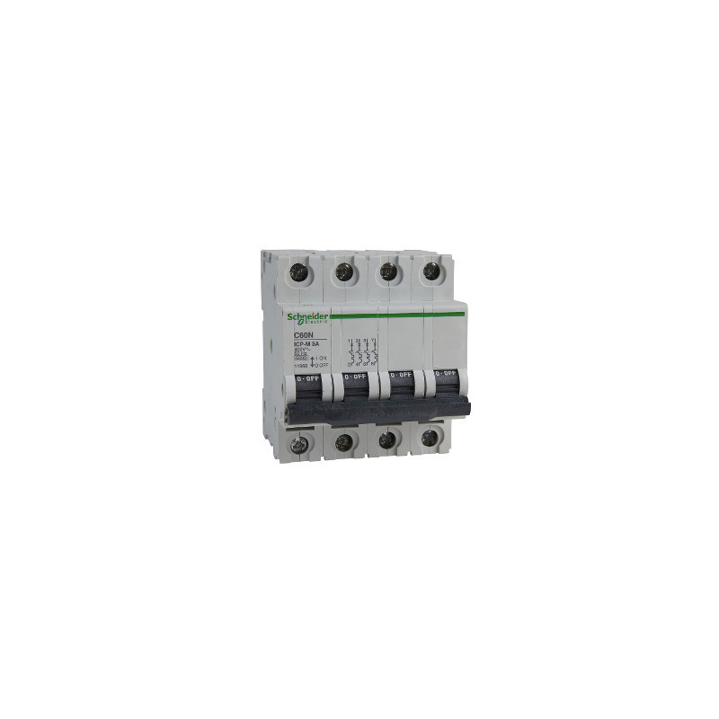 ICP-M C60N interruptor automático magnetotérmico 4P - 3A - 6kA - 400 V ref. 11968 Schneider Electric [PLAZO 3-6 SEMANAS]