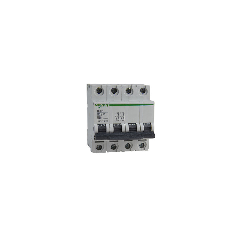 ICP-M C60N interruptor automático magnetotérmico 4P - 5A - 6kA - 400 V ref. 11970 Schneider Electric [PLAZO 3-6 SEMANAS]