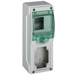 Mini Cofrets Kaedra - para tomas industriales - 98 x 248 mm - 4 módulos - 1 aber ref. 13175 Schneider Electric [PLAZO 3-6 SEMANA
