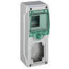 Mini Cofrets Kaedra - para tomas industriales - 98 x 248 mm - 4 módulos - 1 aber ref. 13175 Schneider Electric [PLAZO 3-6 SEMANA
