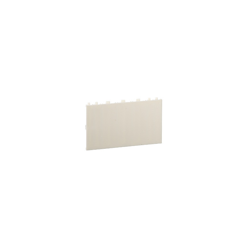 10 obturateurs blanc crème RAL 9001 fractionnables (5 modules) pour Pragma ((*)) ref. 13429 Schneider Electric [PLAZO 3-6 SEMANA