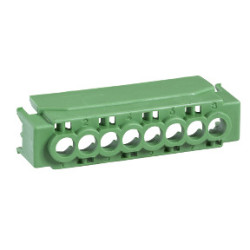 cobertura IP2 para bloco terminal com 8 orifícios - verde ref. 13582 Schneider Electric [PLAZO 3-6 SEMANAS]