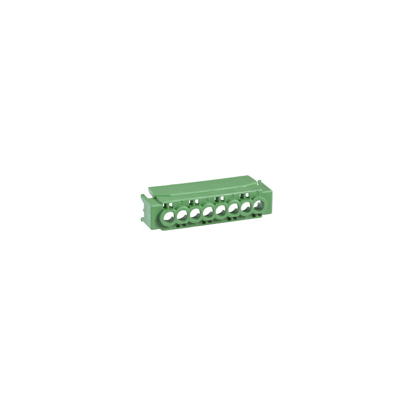 cobertura IP2 para bloco terminal com 8 orifícios - verde ref. 13582 Schneider Electric [PLAZO 3-6 SEMANAS]