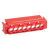 cubierta IP2 para 8 orificios bornero - rojo ref. 13584 Schneider Electric [PLAZO 3-6 SEMANAS]