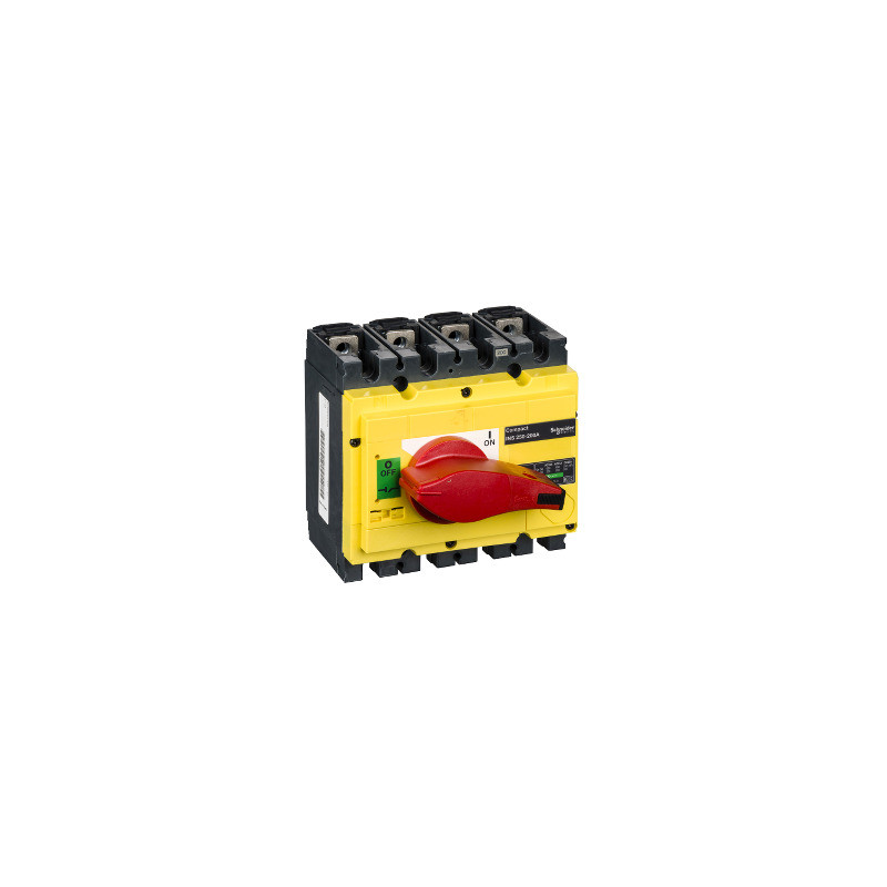 Interruptor-seccionador Compact INS250 - 200 A - 4 polos ref. 31123 Schneider Electric [PLAZO 3-6 SEMANAS]