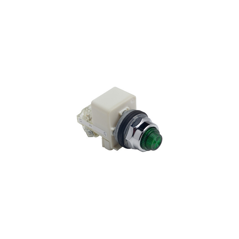 Pulsador luminoso saliente verde ø 30 - 1NA - 120v ref. 9001KT38LGG31 Schneider Electric [PLAZO 3-6 SEMANAS]