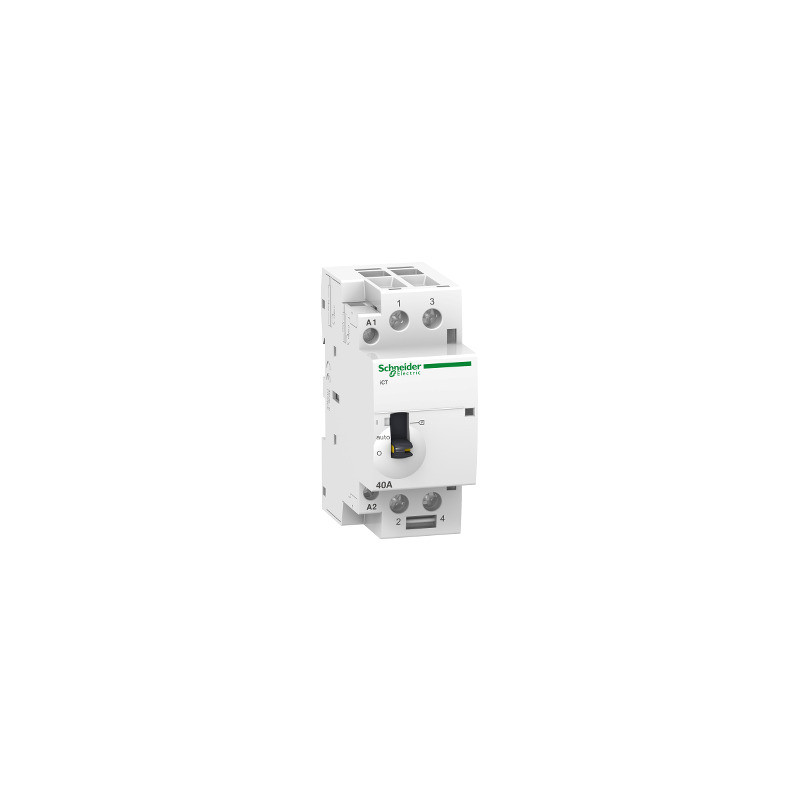 Contactor modular iCT 63A 2NO 220...240V 50Hz MO ref. A9C21862 Schneider Electric [PLAZO 3-6 SEMANAS]