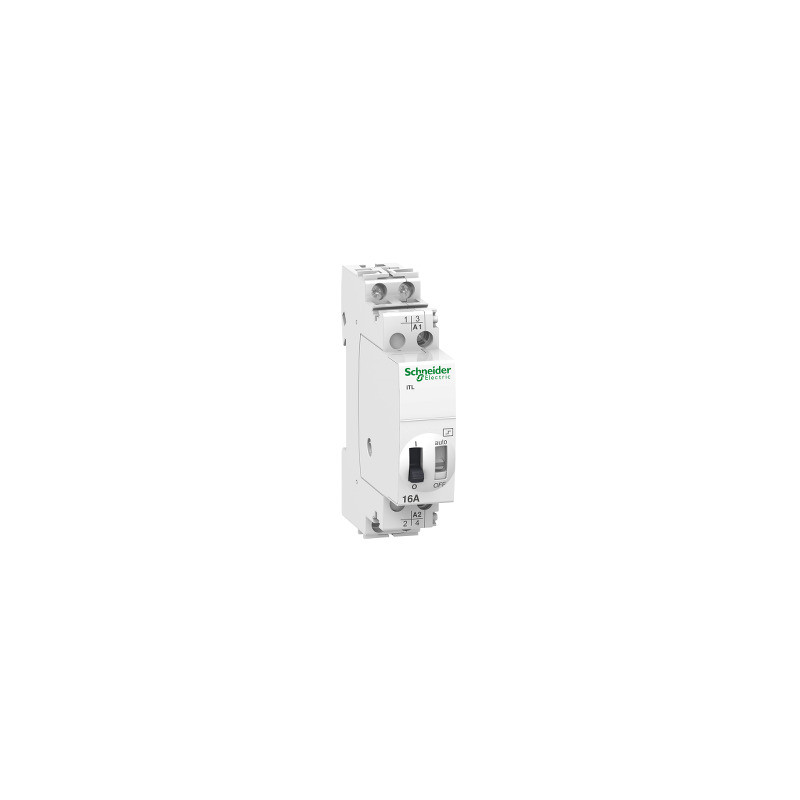 Telerruptor iTL - 2P - 2 NO - 16A - bobina 12 V CA 50/60Hz- 6 V CD ref. A9C30012 Schneider Electric [PLAZO 3-6 SEMANAS]