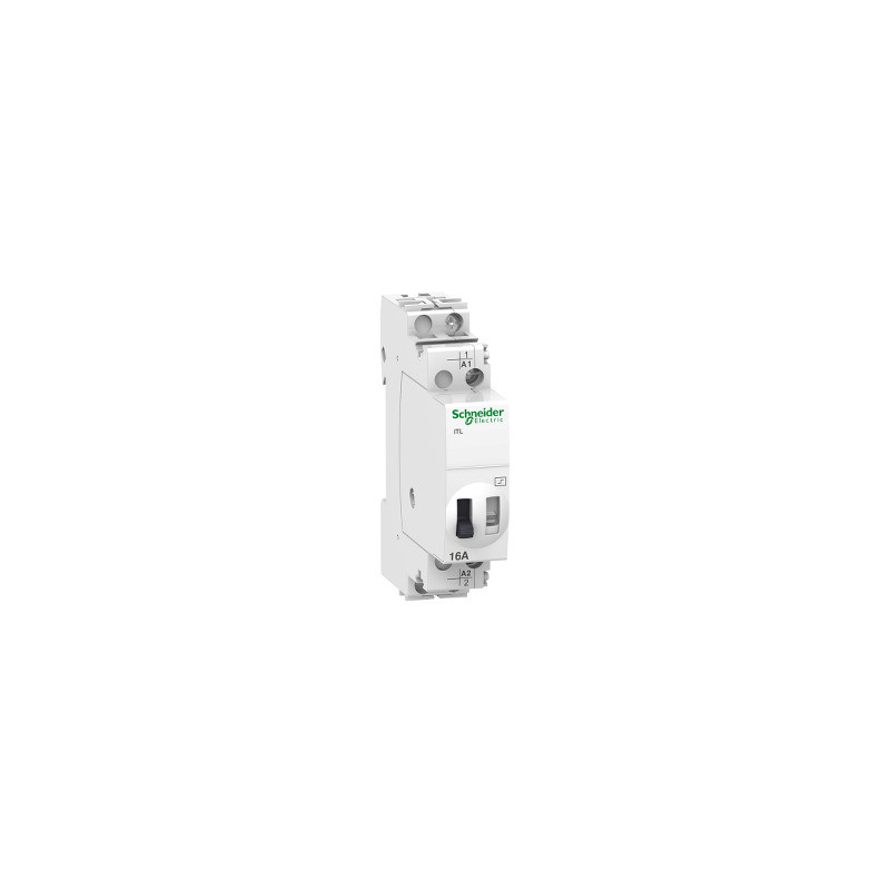 Telerruptor iTL - 1P - 1NO - 16A - bobina 12 V CD- 24 V CA 50/60Hz ref. A9C30111 Schneider Electric