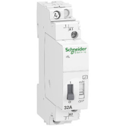 Telerruptor iTL - 1P - 1NO - 32A - bobina 110 V CD- 230...240 V CA 50/60Hz ref. A9C30831 Schneider Electric [PLAZO 3-6 SEMANAS]