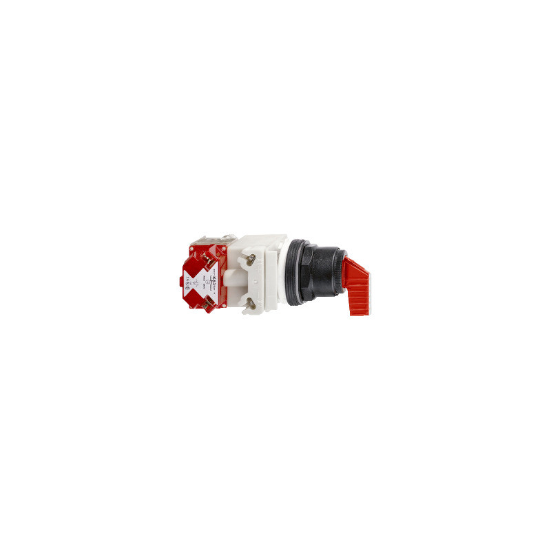 cabeza selector luminoso rojo Ø30 - 3 posiciones fijas ref. 9001SK46J35LRFR Schneider Electric [PLAZO 3-6 SEMANAS]
