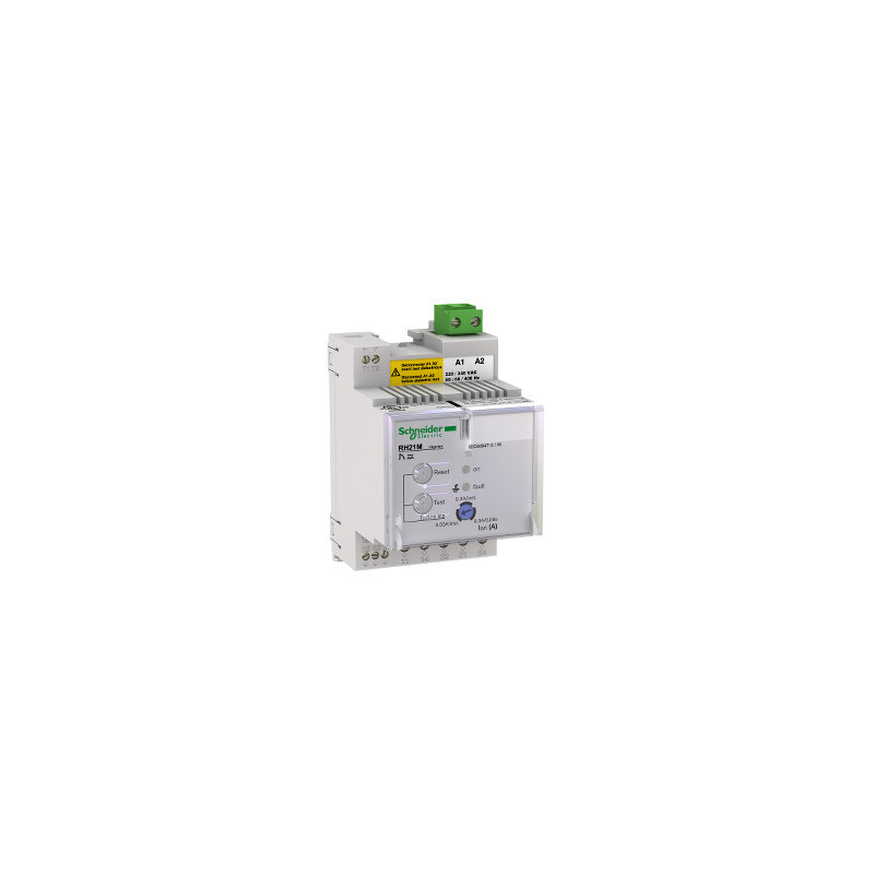 Relé diferencial RH21M - 300 mA - 0.06 s - 130 V ref. 56162 Schneider Electric [PLAZO 3-6 SEMANAS]