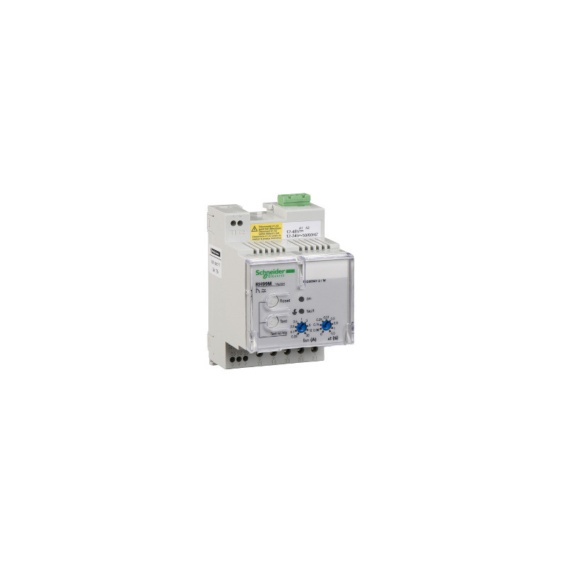 Relé diferencial RH99M con rearme manual local - 0.03..30 A - 0..4.5 s - 24 V ref. 56170 Schneider Electric [PLAZO 3-6 SEMANAS]