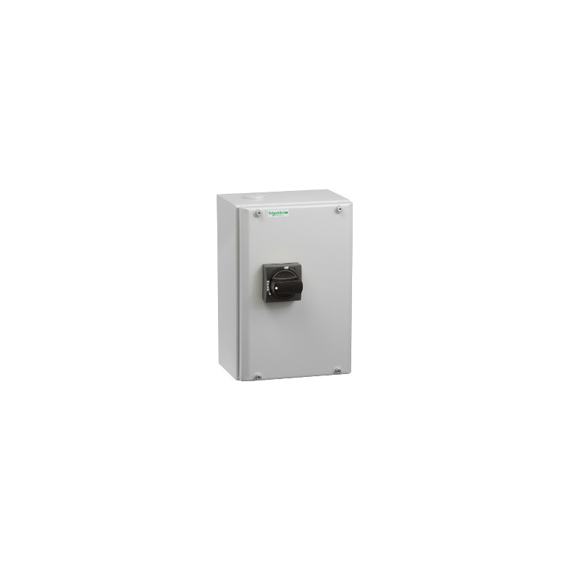 TeSys GV3 - Cofre para TeSys GV3P/L - maneta negra - IP65 ref. GV3PC01 Schneider Electric [PLAZO 3-6 SEMANAS]