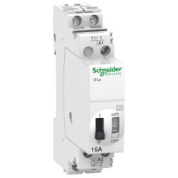 Telerruptor iTLs - 1P - 1NO - 16A - señalización 230 V CA/110 V CC 50/60Hz ref. A9C32811 Schneider Electric [PLAZO 3-6 SEMANAS]