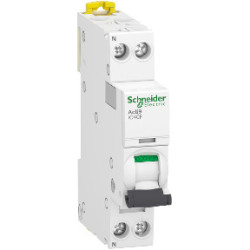 Acti9 iC40F - interruptor automático - 1P+N - 16A - Curva C - 6000A/6kA ref. A9P53616 Schneider Electric
