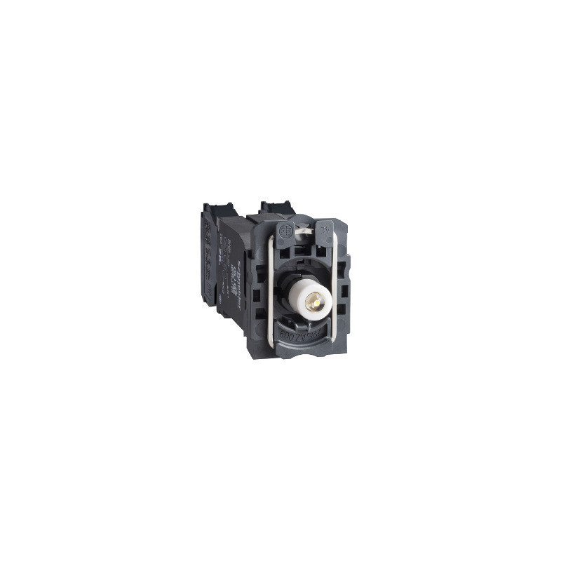 Cuerpo con bloque luminoso verde/anillo de fijación led BA9s 1NA + 1NC - 400v ref. ZB5AW05D35 Schneider Electric [PLAZO 8-15 DIA