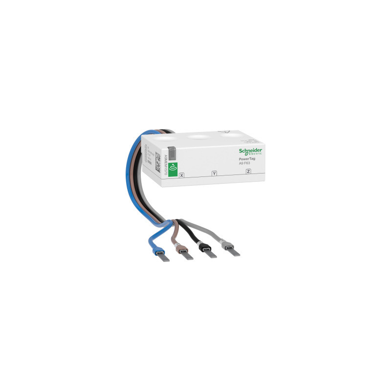 PowerTag Acti9 Flex 3P+N Top and Bottom position Max 63A Energy Sensor ref. A9MEM1570 Schneider Electric
