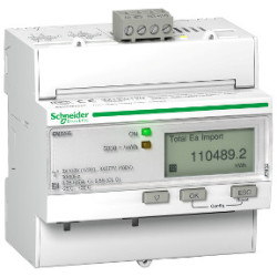 iEM3255 kWh. E y P act. y react. 4tar, alm. sobr, cont. hor, MID, com Modbus486 ref. A9MEM3255 Schneider Electric [PLAZO 8-15 DI