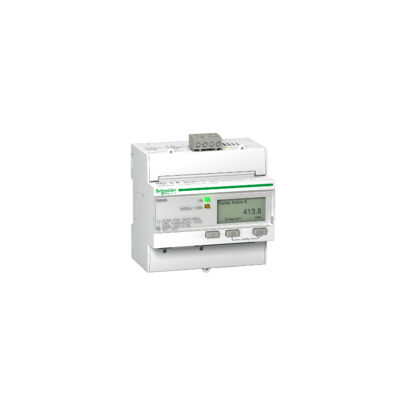 IEM medidor de energía 3555-Modbus-1 DO-DO 1-multi-tarifa-bobina de Rogowski ref. A9MEM3555 Schneider Electric [PLAZO 3-6 SEMANA