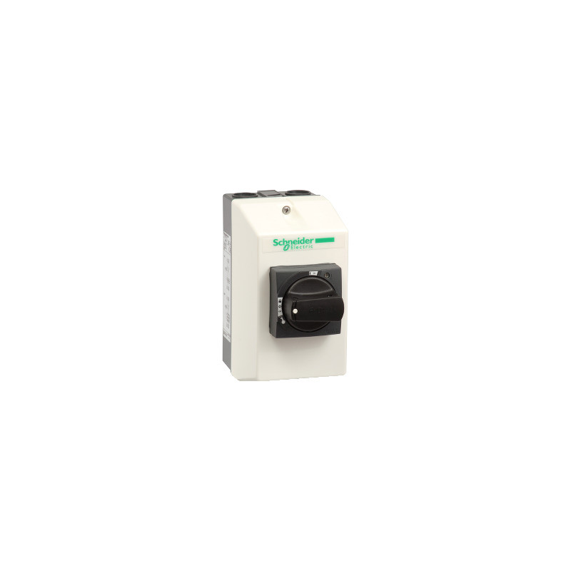 TeSys GV2 - Enclosure for TeSys GV2P/L - black handle - IP65 ref. GV2PC01 Schneider Electric [PLAZO 3-6 SEMANAS]