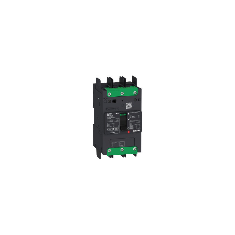 Interruptor automático PowerPact BJ 65kA TM15D 3P tornillo ref. BJF36015 Schneider Electric [PLAZO 3-6 SEMANAS]
