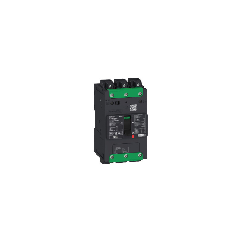Interruptor automático PowerPact BJ 65kA TM80D 3P Elink ref. BJL36080LU Schneider Electric [PLAZO 3-6 SEMANAS]