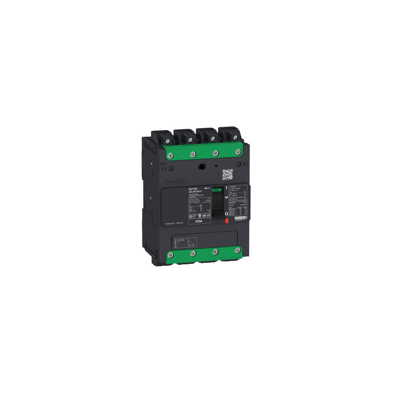 Interruptor automático PowerPact BJ 65kA TM50D 4P Elink ref. BJL46050LU Schneider Electric [PLAZO 3-6 SEMANAS]